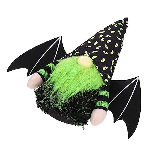 Amosfun Fledermausflügel Puppe Fledermauszwerge Halloween-Dekoration Halloween-Zwerg- Festival- Kostüme Halloween Costume Halloween Kleidung Halloween-Gnom Wohndekoration Kies von Amosfun