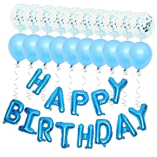 Amosfun Geburtstagsballon Set 1 Set Von Entzückenden Luftballons Für Die Partydekoration Happy Birthday Folienballons Perfekt Für Geburtstagsfeiern Und Party Accessoires von Amosfun