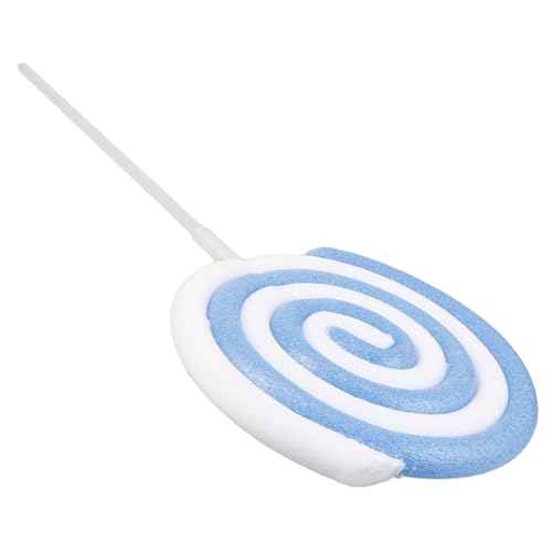 Amosfun Gefälschte Lutscher-Requisiten, Simulations-Lollipop-Modell, Riesige Große Süßigkeiten-Ornamente, Lebensmittel-Thema, Foto-Requisiten Für Hochzeit, Babyparty, Partyzubehör, Blau, von Amosfun