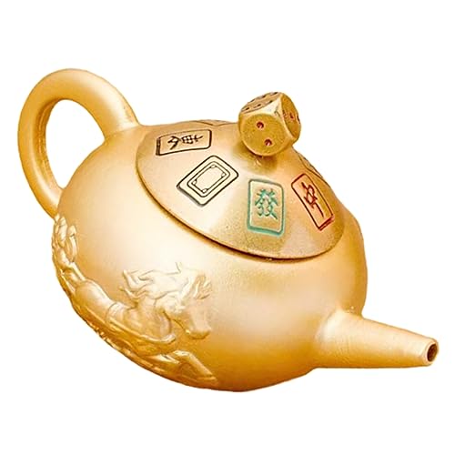 Amosfun Handwerk Miniatur Ornament Mikro-szenen-Layout- Miniatur- Kleine Figur Aus Mini- - Golden Messing von Amosfun