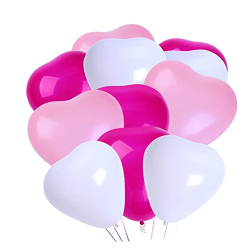 Amosfun Herz Latexballons Und Kreative Partydekoration Für Geburtstag Hochzeit Und Besondere Anlässe von Amosfun