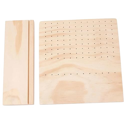 Amosfun Holz Ohrringhalter Kettenbrett Schmuck Organizer Tablett Staffeleien Transparenter Halsketten Organizer Für Klarsichthülle Organizer Herausforderung Schmuck Wand von Amosfun