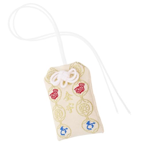 Amosfun Japanisches Omamori-, Glücksbeutel, Glücksbeutel Zum Aufhängen, Glücksamulett-Charms, Feng Shui-glücksornament, Segensbeutel-anhänger Für Gesundheit, Reichtum, Glück, Glück von Amosfun