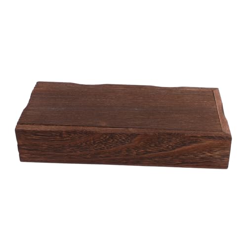 Amosfun Kasten Vintage-Aufbewahrungsbox aus Holz geschenkverpackung kleine schubladenbox Holzkiste Frauen aufdecken Kuchen Geschenkboxen für die Hochzeit Tee-Boxen Dark Brown von Amosfun