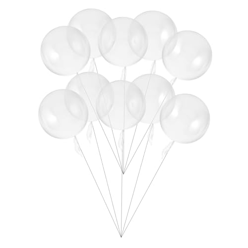 Amosfun Klare Bobo Ballons Transparente Luftballons Für Partys Geburtstagsfeiern Hochzeiten Und Dekoration Bobo Ballons Für Besondere Anlässe von Amosfun