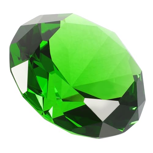 Amosfun Künstlicher Kristalldiamant Tischdekoration Aus Diamanten Edelsteinperlen Diamant-tischstreuungen Diamant-vasenfüller Hochzeit Faux-diamanten Klarer Diamant Green Glas von Amosfun