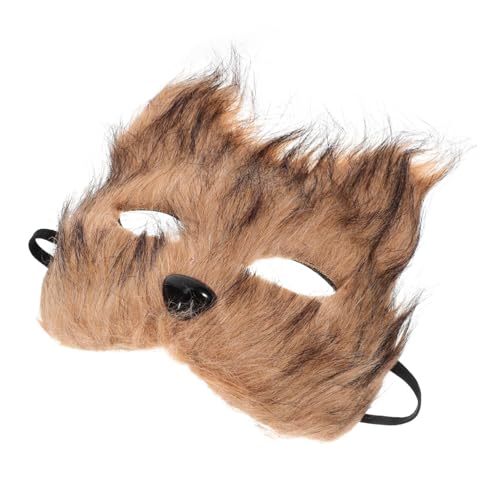 Amosfun Maske Fuchskostüm Halloween Partygeschenk Fuchs Zum Dekorieren Halloween Partydekoration Cosplay Fuchszubehör Halloween Kostüme Halloween Dekor Cosplay Kostüme Künstliche Wolle von Amosfun