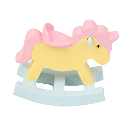 Amosfun Mini-Ornamente Aus Harz Kuchenverzierung Kuchen Verzieren Kuchen Topper Tiere Spielzeug Pferdestatue Klein Tischdekoration Pferdeskulptur -Ornament -Dekorationen von Amosfun