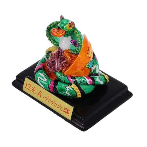 Amosfun Miniaturisierte Glücksschlange aus Resin Chinesisches Neujahrsdekor für Schreibtisch Gestaltetes Tiermodell für Jahr der Schlange und Dekoration für Zuhause und Büro Amosfun Miniaturisierte Glücksschlange aus Resin Chinesisches Neujahrsdekor für Schreibtisch Gestaltetes Tiermodell für Jahr der Schlange und Dekoration für Zuhause und Büro von Amosfun