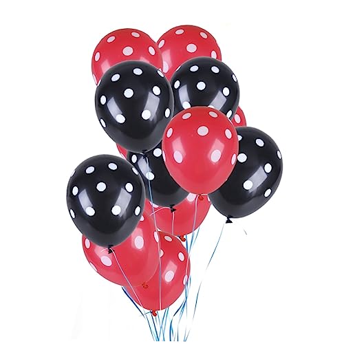 Amosfun Polka Dot Latexballons Für Hochzeits Und Geburtstagsfeiern Und Luftballons Für Partyd Decoration Und Feierlichkeiten von Amosfun