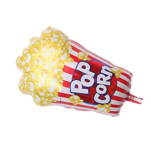 Amosfun Popcorn Aluminiumfolien Ballons Für Partys Bunte Foto Requisiten Für Hochzeit Geburtstag Jahrestag Und Taufe Inkl Luftballon Stäbe Hellblau Und Herz Design von Amosfun