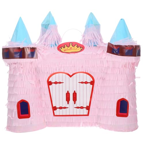 Amosfun Prinzessinnen Schloss Piñata Für Kindergeburtstage Dekorative Pinata Für Mädchen Zum Befüllen Mit Süßigkeiten Perfekte Schlossdekoration Für Prinzessinnen Mottopartys von Amosfun