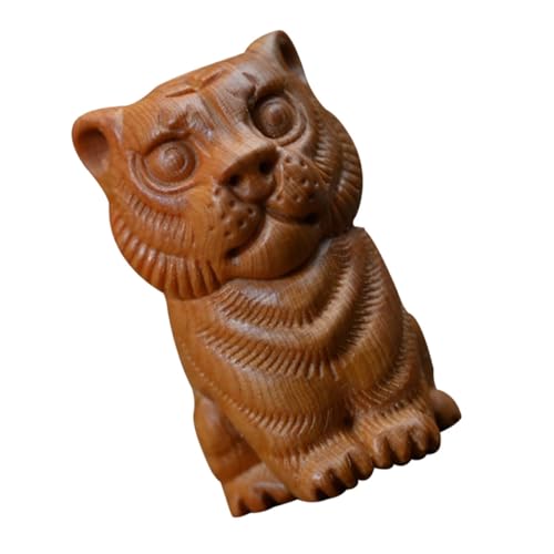 Amosfun Sternzeichen Tiger Ornament Katze Kaffeetassen Hamsterkäfig Autodekoration Teetasse Desktop-Dekoration Smoothie-Becher Vintage-Dekoration Für Zu Hause Wohnkultur Thuja von Amosfun