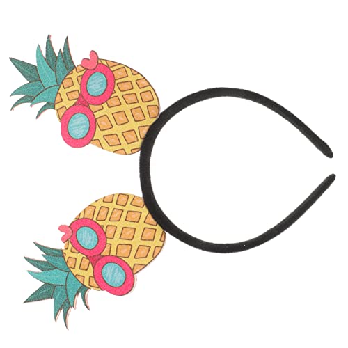 Amosfun Stirnband Aus Kokosnussbaum Sommer-partygeschenk Hawaiianische Party Hawaiianisches Kostüm Hawaiisch Kostüm Party-haarbänder Hawaii-outfit Für Frauen Bandeau Ananas Plastik von Amosfun