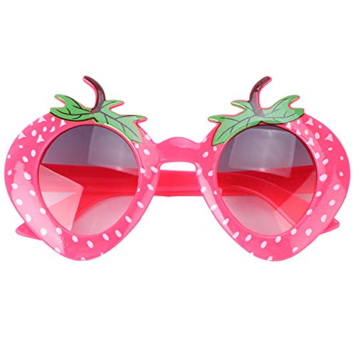 Amosfun Strawberry Sunglasses Fancy Party Brille Tropical Party Dekoration Abschluss Geschenk Geburtstagsgeschenk 1 STÜCKE von Amosfun