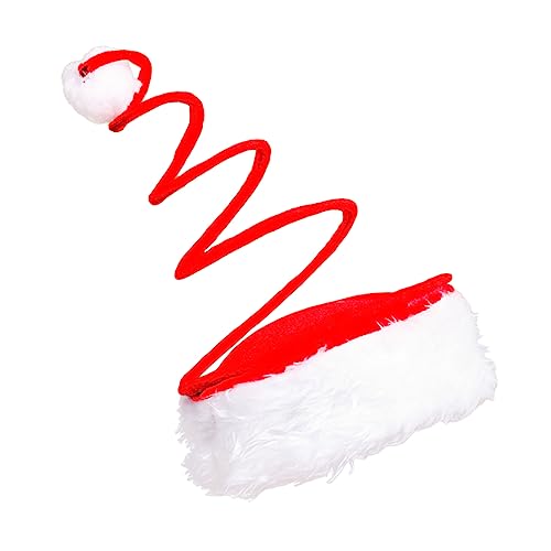 Amosfun Weihnachten Weihnachtsmütze Mit Schraubenfeder Hüte Spule Weihnachtsmütze Weihnachtsmann Frohe Weihnachtsverzierung Weihnachtsmütze Für Erwachsene Weihnachtsmützen Für Erwachsene von Amosfun