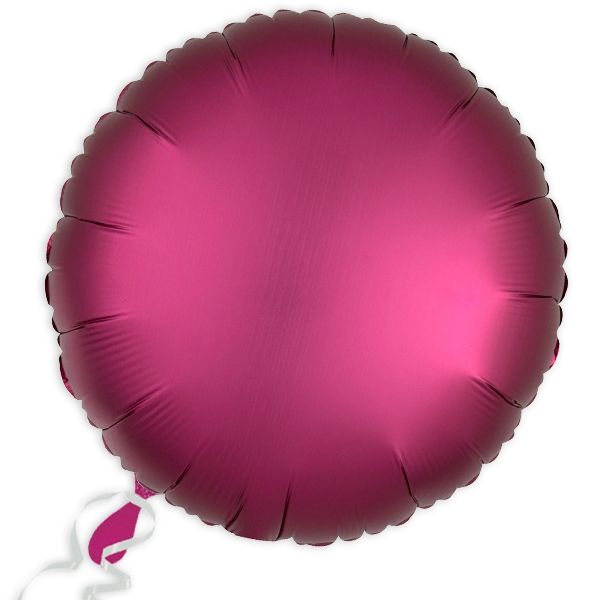 Folieballon rund Satin Luxe Pink, 34 cm von Amscan Europe GmbH