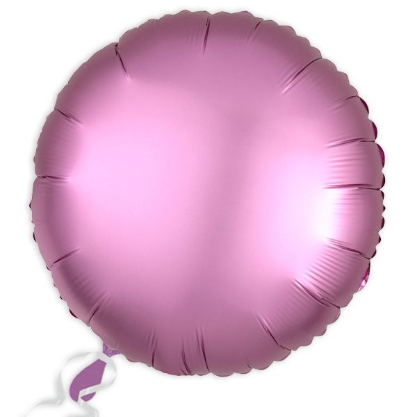 Folieballon rund Satin Luxe Rosa, 34 cm von Amscan Europe GmbH