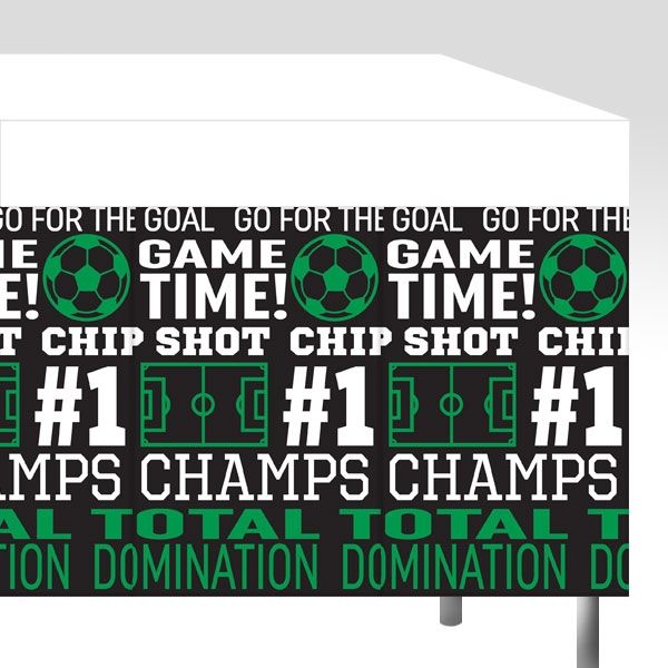 Fussball "GOAL" Tischdecke, 1 Stk, 137cm x 259cm von Amscan Europe GmbH