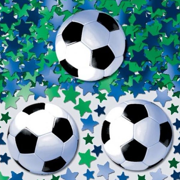 Fussballparty Konfetti 14 g = eine Hand voll, 2,5cm, tolle Fußballdeko von Amscan Europe GmbH