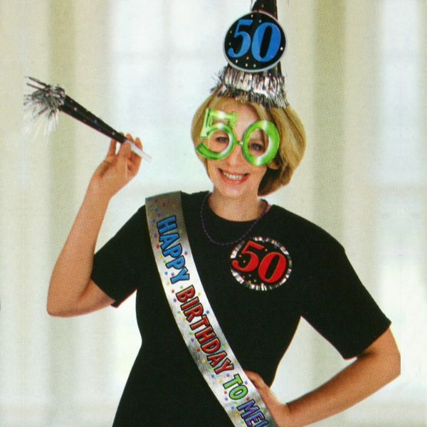 Maskerade-Set 50. Geburtstag, 6-teilig von Amscan Europe GmbH