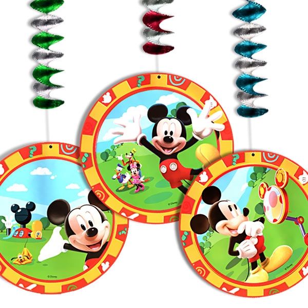 Mickey Maus Rotorspiralen im 3er Pack, ca. 60cm hoch von Amscan Europe GmbH