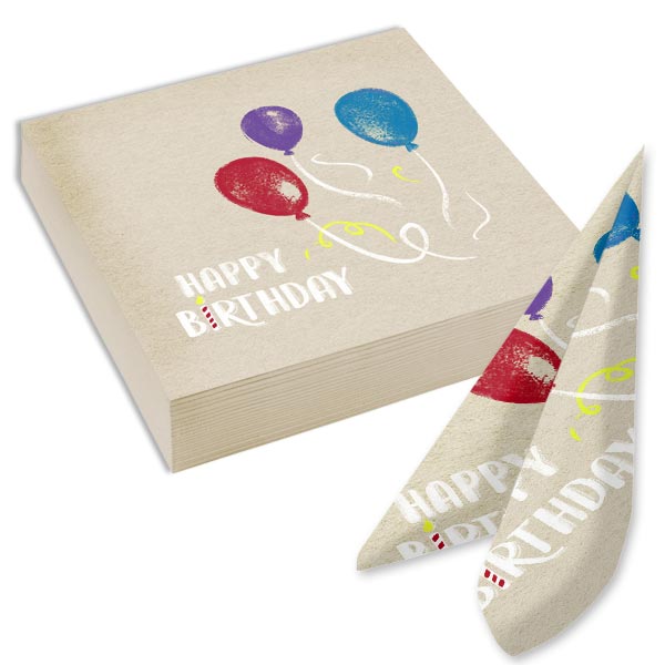 "My Happy Birthday" 20 Papierservietten, 33cm von Amscan Europe GmbH