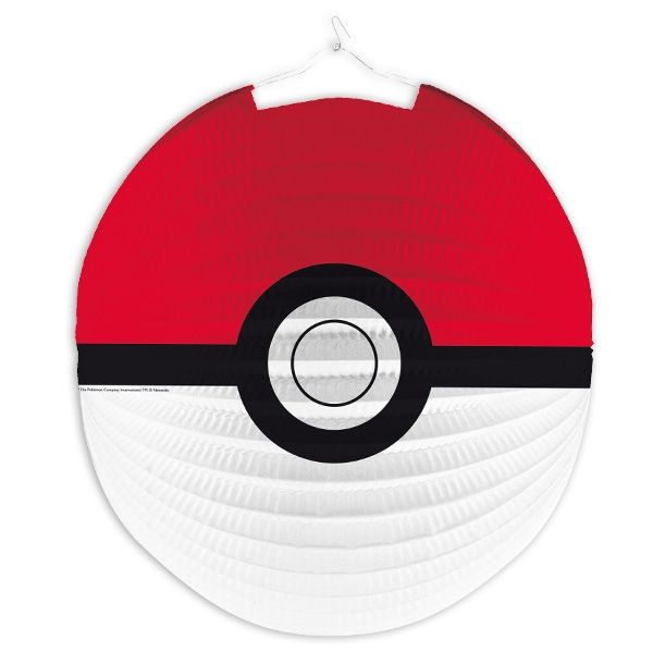 "Pokeball" Lampion, 1 Stück, Ø 25cm von Amscan Europe GmbH