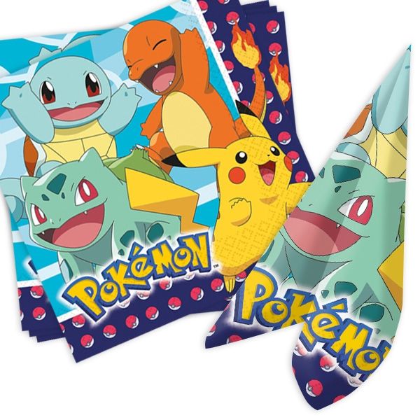 Pokemon Papierservietten, 16er, 33cm x 33cm von Amscan Europe GmbH