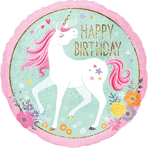 Magical Unicorn Standard Foil Balloon S40 von amscan