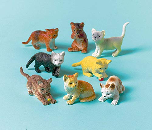 Amscan INT390252 - Spielzeug Katzen Set, 12 Stück, Mitgebsel, Spielset von amscan