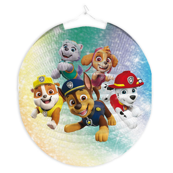 Lampion mit Paw Patrol-Motiv, 1 Stück, Ø 25cm von Amscan