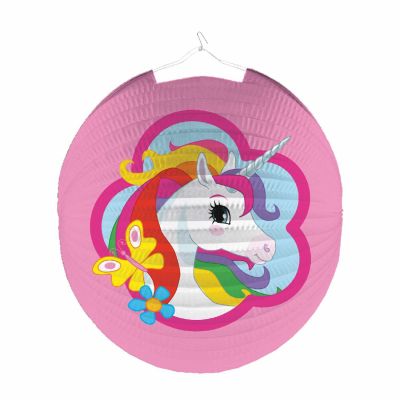 Lampionlaterne Einhorn 25cm von Amscan