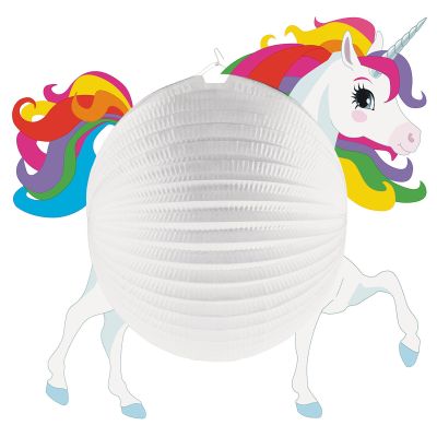 Lampionlaterne Einhornform von Amscan