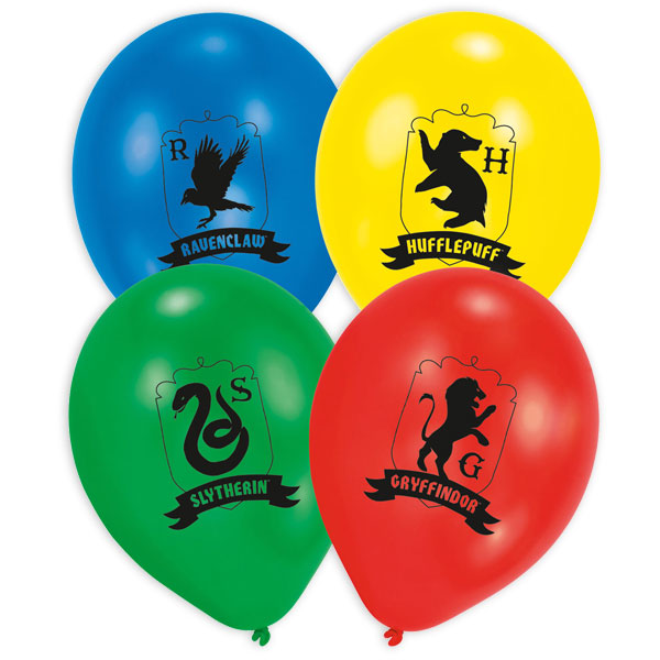 Luftballons "Hogwarts", 6er Pack, Ø 27,5cm von Amscan