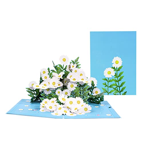 3D-Grußkarte für Karten, Blumengrußkarte mit Umschlag für Mutter, Geschenk für Frauen, Geburtstag, Valentinstag, handgefertigtes Geschenk von Amsixo
