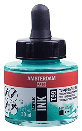 Amsterdam 17206610 Acrylfarbe, Türkis Grün, 30 ml, 30 milliliter von Amsterdam