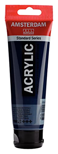 Amsterdam Standard Series Acrylfarbe Tube 120 ml Preußischblau (Phthalo) 566 (17095662) von Amsterdam