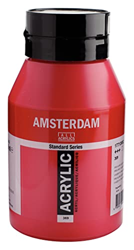 Talens AMSTERDAM Acrylfarben, 1000 ml Flasche, 369 Primärmagenta von Amsterdam