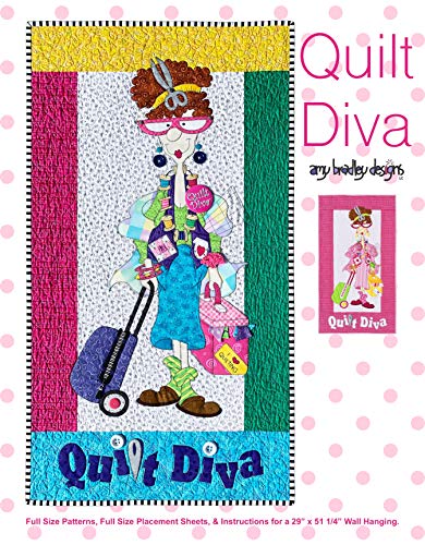 Amy Bradley Designs ABD169 Diva Quilt Muster, Rosa von Amy Bradley Designs