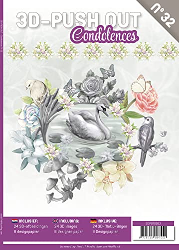3D-Stanzbogenbuch "Condolences" von Amy Design