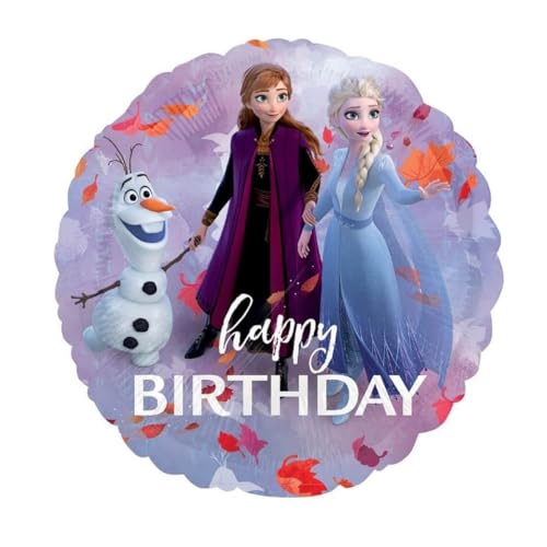 Standard Frozen 2 Happy Birthday Folienballon S60 verpackt von Anagram