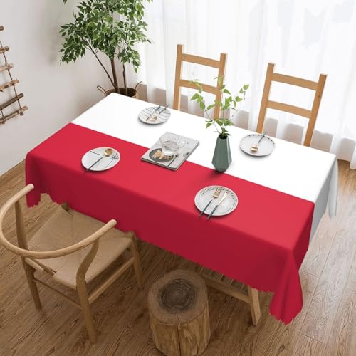 Tischdecke mit polnischer Flagge für Esszimmer, Küche, Geburtstagsparty, Dekoration für Esstisch, Buffet, Partys, Terrasse, Camping, 137,2 x 183,9 cm Tischdecke mit polnischer Flagge für Esszimmer, Küche, Geburtstagsparty, Dekoration für Esstisch, Buffet, Partys, Terrasse, Camping, 137,2 x 183,9 cm von Anceky