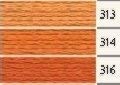 1x Anchor Sticktwist - Farbe 314 - mandarine von Anchor