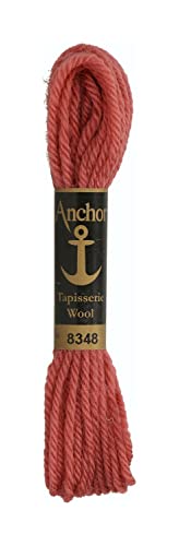 Anchor 4238000-08348 Stickgarne, 100% Wolle, fuchsie, 10m, 7 Gramm von Anchor