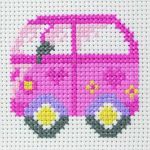 Anchor Cross Stitch 1st Kit: Camper Van, 100% Baumwolle, Mehrere, one Size von Anchor