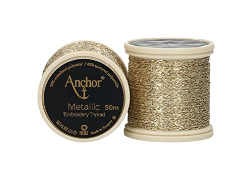 Anchor Metallic 4316000-00300 gold Effektstickgarn von Anchor