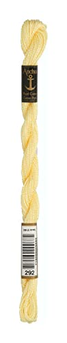Anchor Perlgarn Stärke 5 4585000-00292 pastellgelb Stickgarn, 100 % Baumwolle, 5g Strängchen Anchor Perlgarn Stärke 5 4585000-00292 pastellgelb Stickgarn, 100 % Baumwolle, 5g Strängchen von Anchor