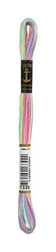 Anchor Sticktwist 4615000-01335 multicolor Stickgarn, 100 % Baumwolle von Anchor