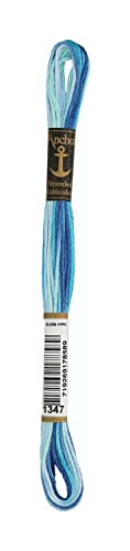 Anchor Sticktwist 4615000-01347 multicolor Stickgarn, 100 % Baumwolle von Anchor